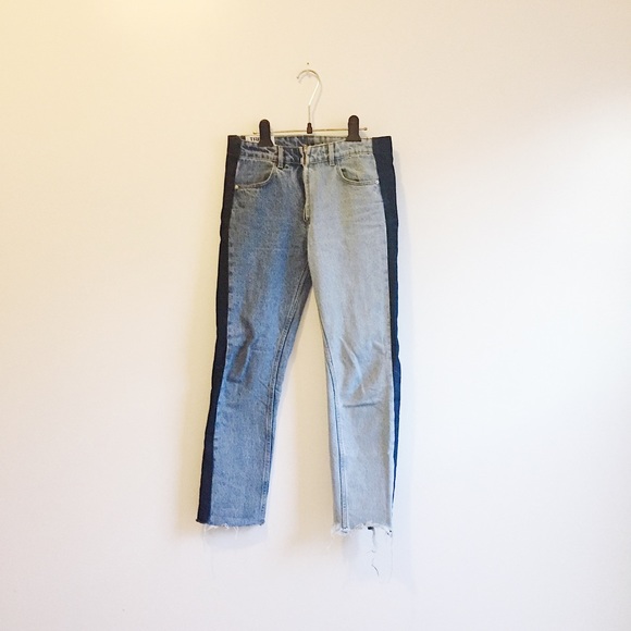 zara coloured jeans